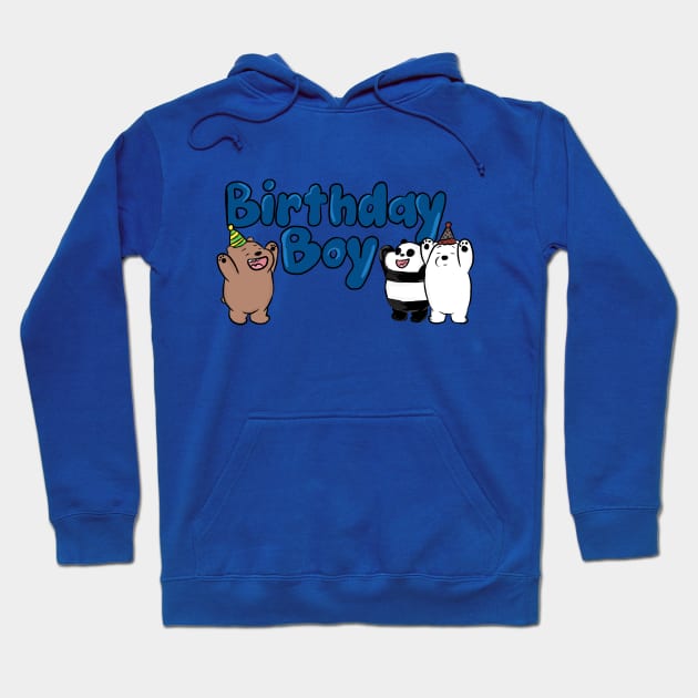 Birthday Boy Bears Hoodie by RoserinArt